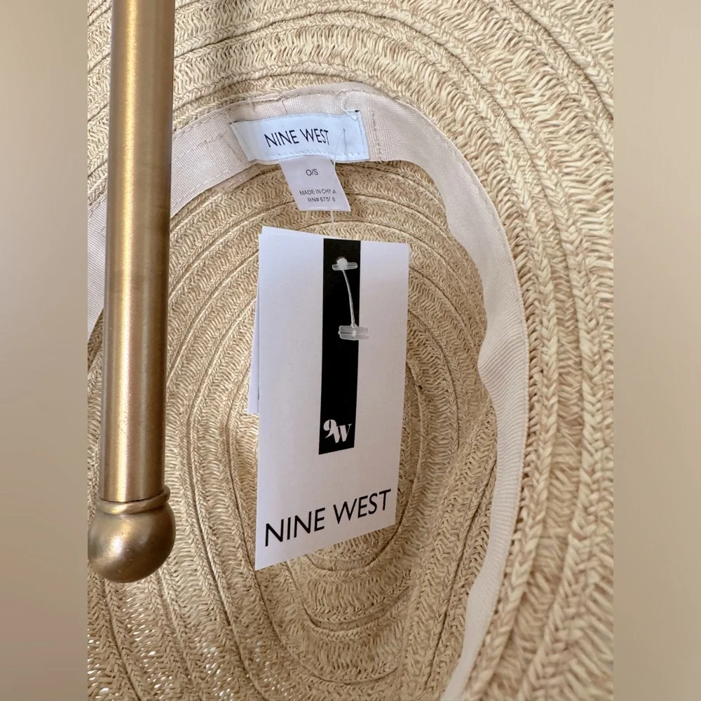 COPY - NWT Nine West straw hat. Womens. One size.